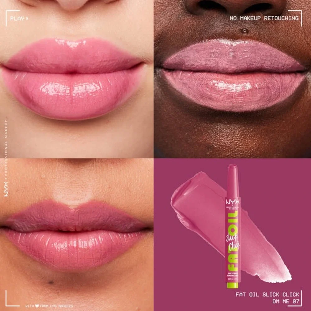 NYX FAT OIL‎ SLICK CLICK shiny lip balm - #07 - DM ME